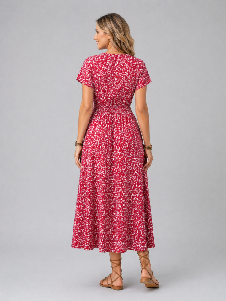Women’s Floral Maxi Dress – Flowing Summer Style