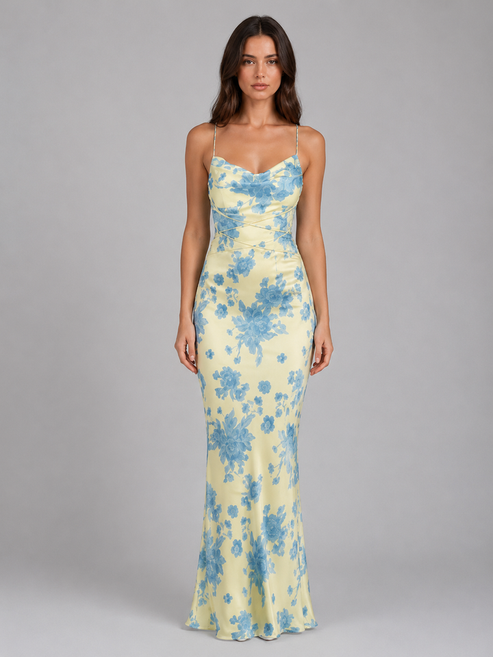 Women’s Floral Maxi Dress – Summer Occasion Style