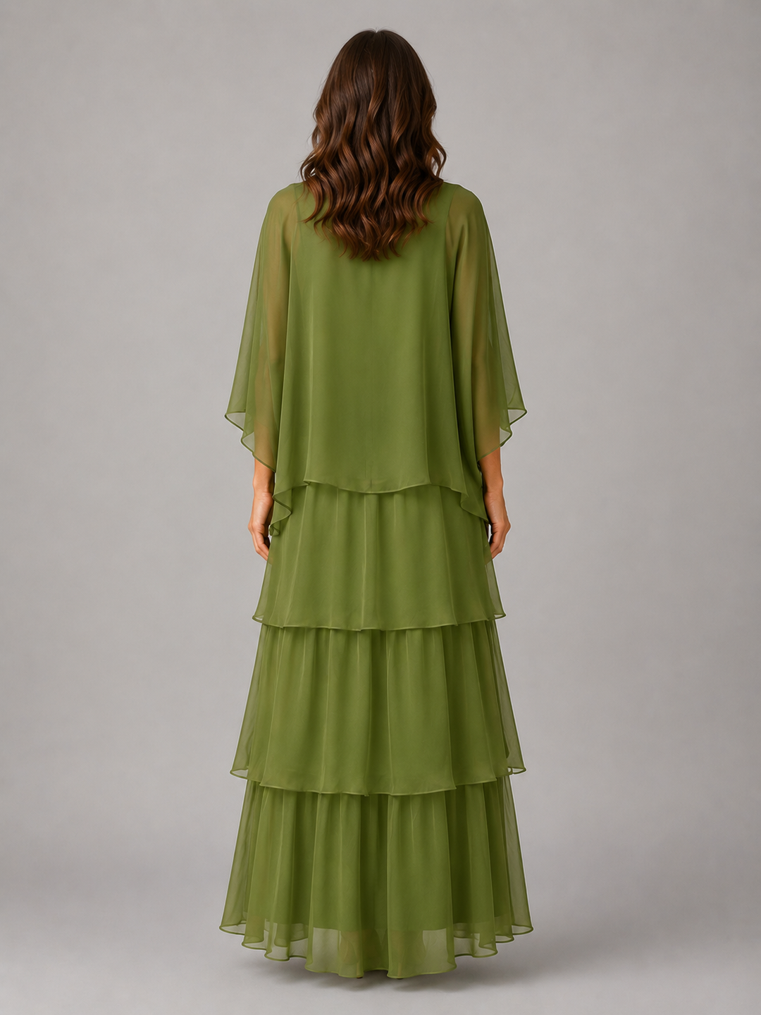 Paloma Tiered Chiffon Maxi Dress