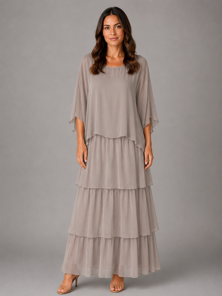 Paloma Tiered Chiffon Maxi Dress