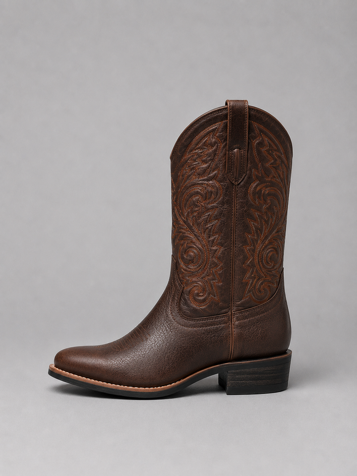 Savannah Leather Cowboy Boots