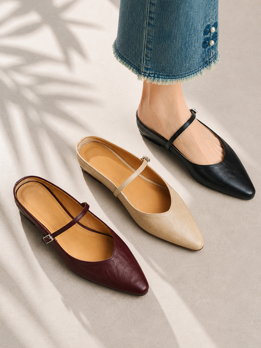 Gallardo Leather Mules