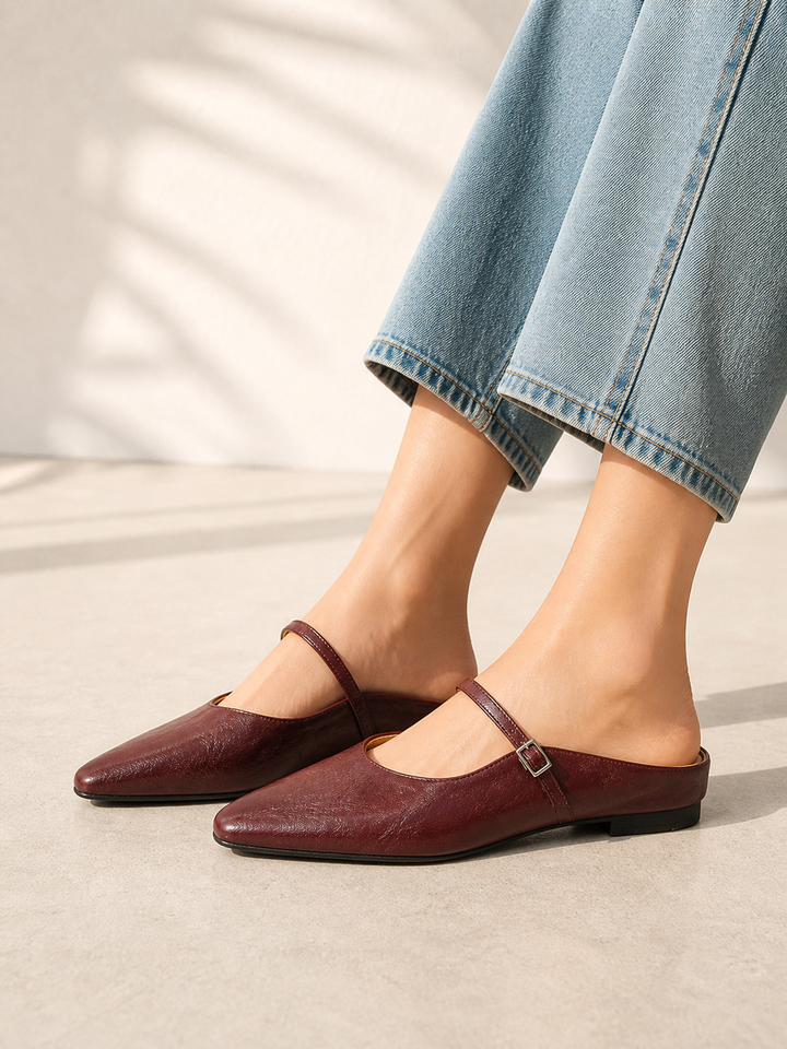 Gallardo Leather Mules