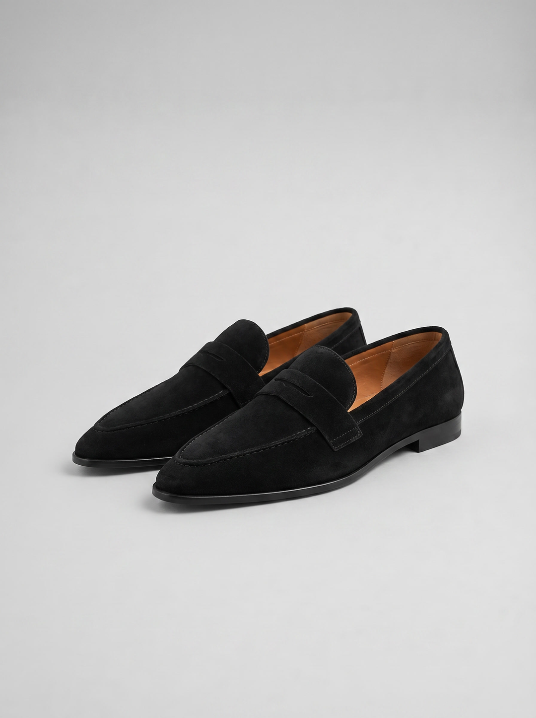 Women’s Pointed Comfort Loafers – Suede Style