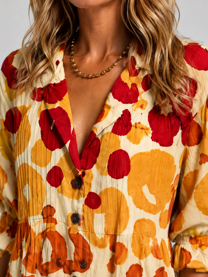 Noelle Printed Maxi Dress
