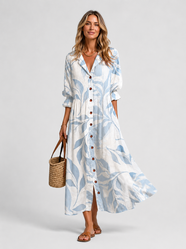 Noelle Printed Maxi Dress