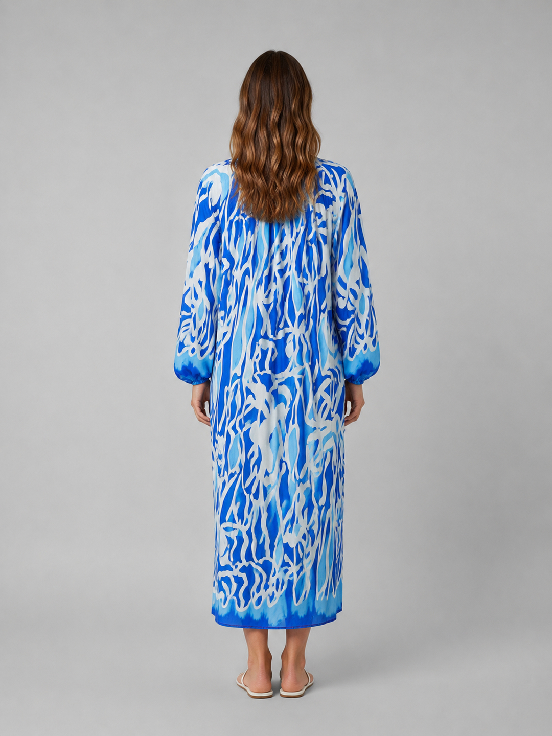 Women's Relaxed Print Maxi Dress – Flattering Summer Holiday Style