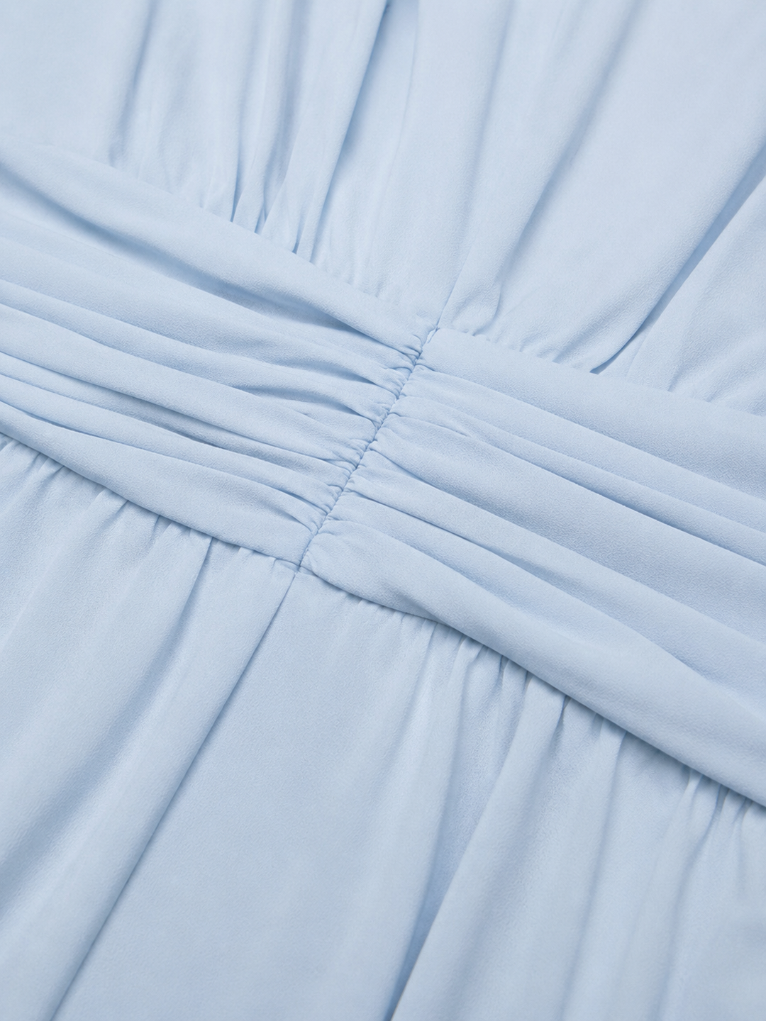 Women’s Ruched Chiffon Maxi Dress – Flowing Silhouette