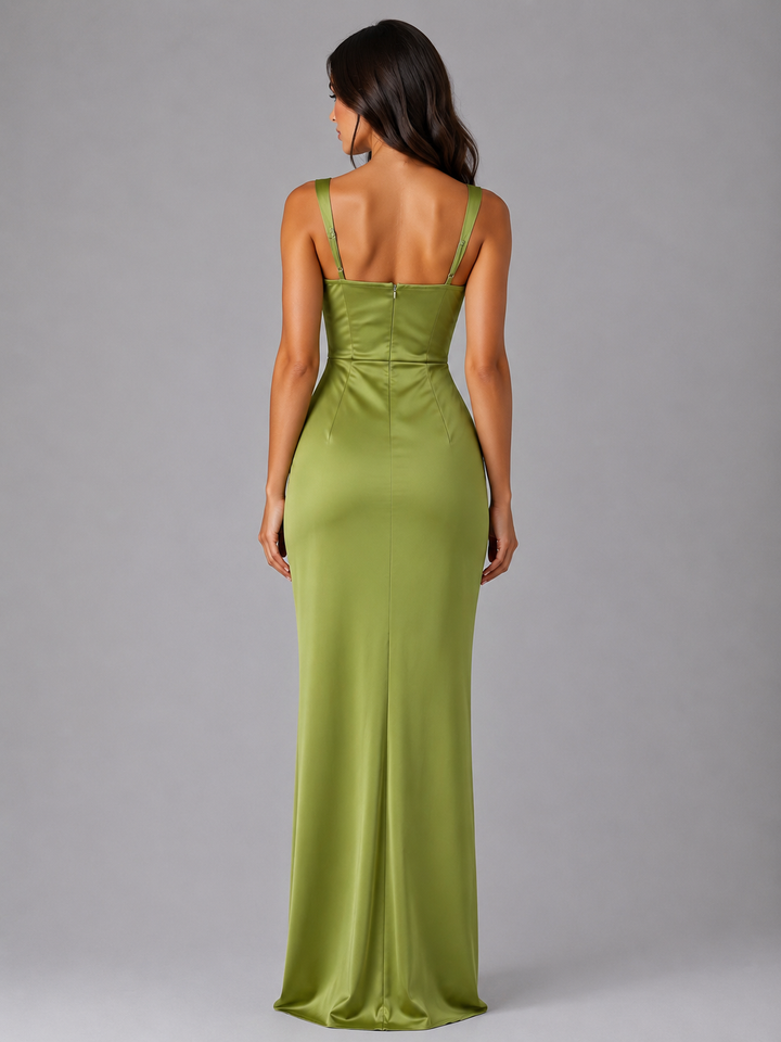 Freya Satin Maxi Dress