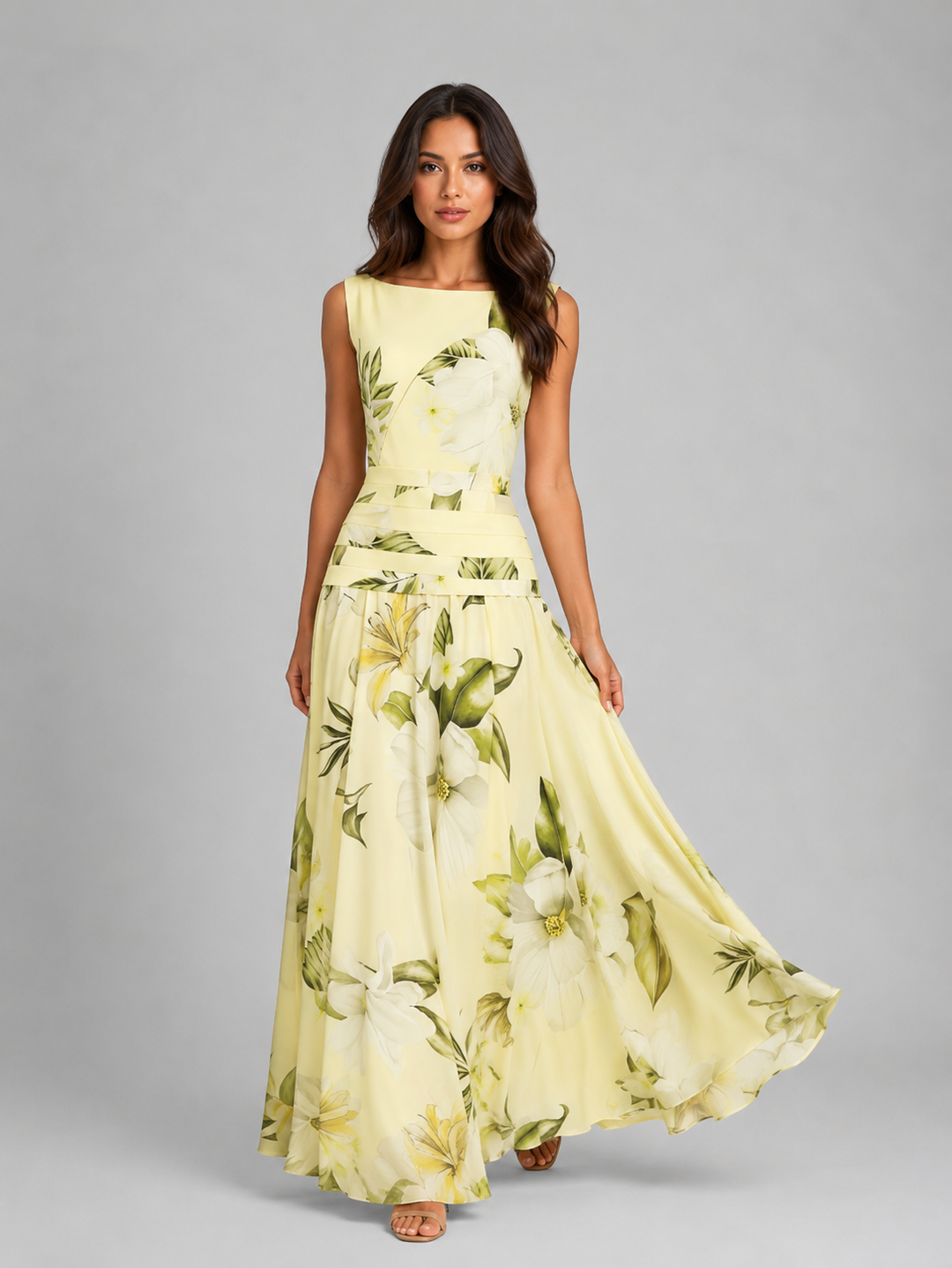 Evelina Floral Maxi Dress