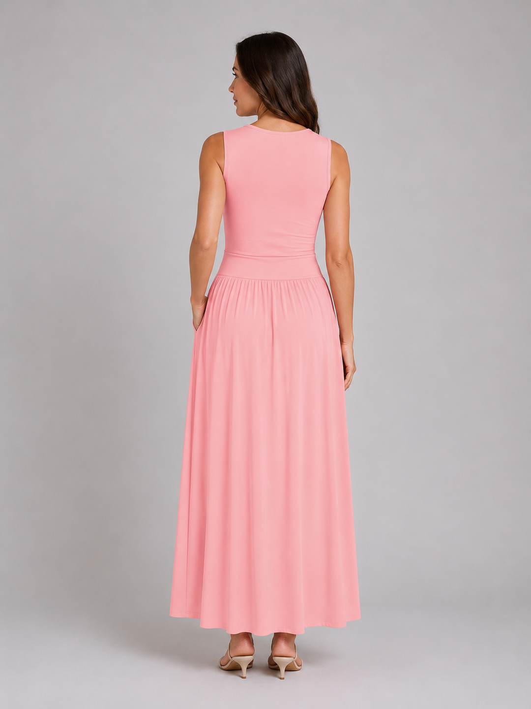 Yara Ruched Maxi Dress
