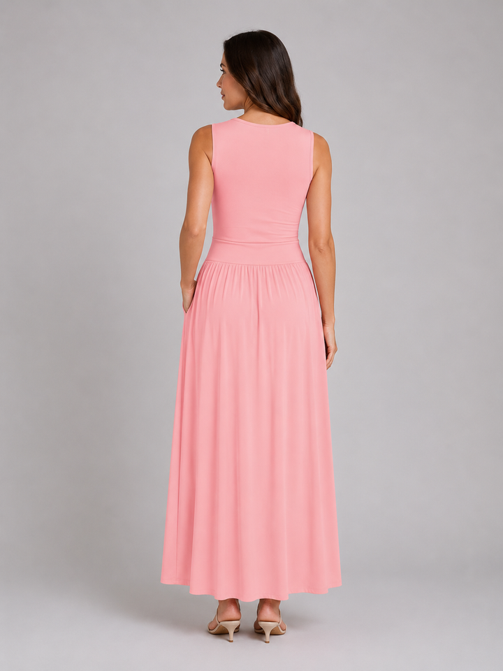 Yara Ruched Maxi Dress