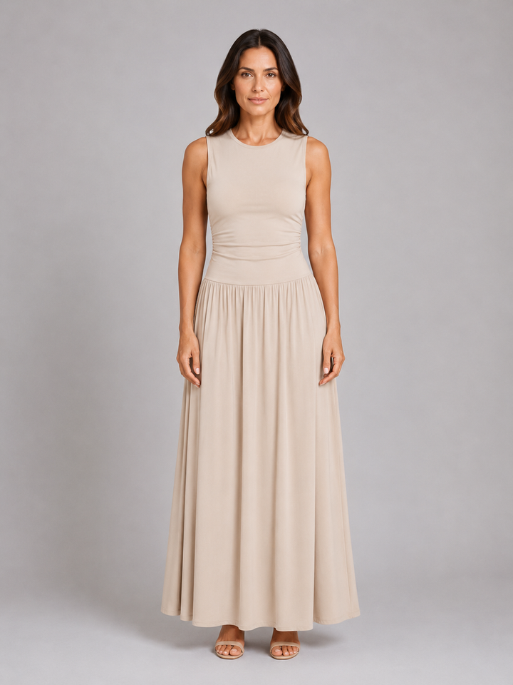 Yara Ruched Maxi Dress