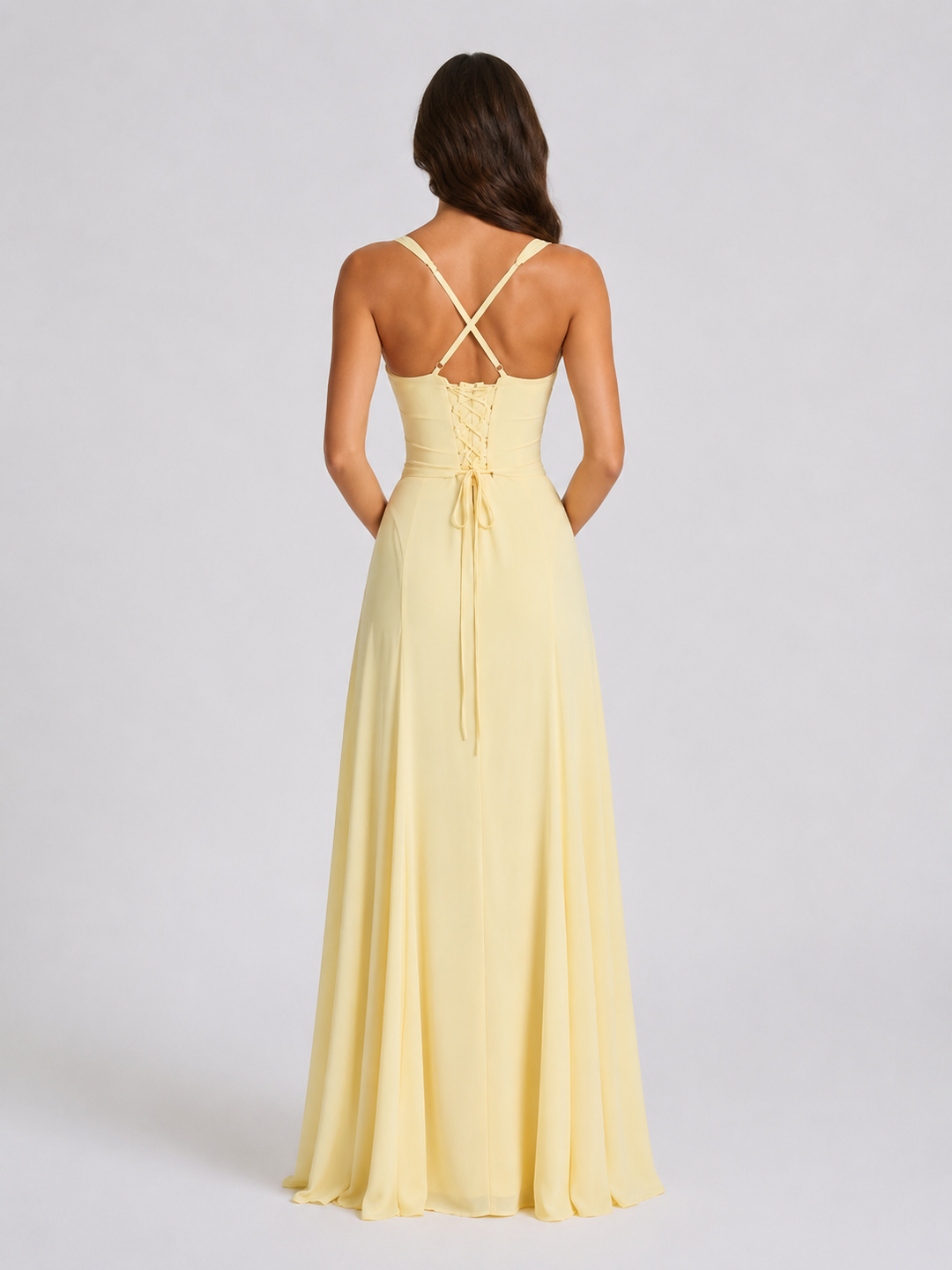 Women’s Sweetheart Neck Maxi Dress – Wedding Guest Gown