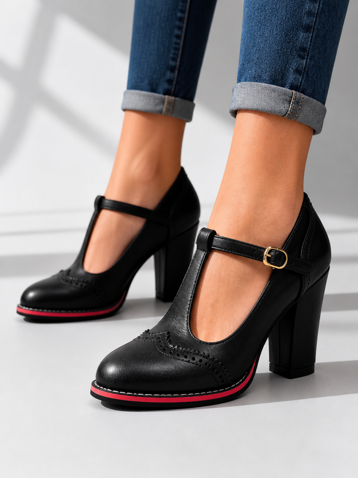 Orsini Brogue T-Bar Heels