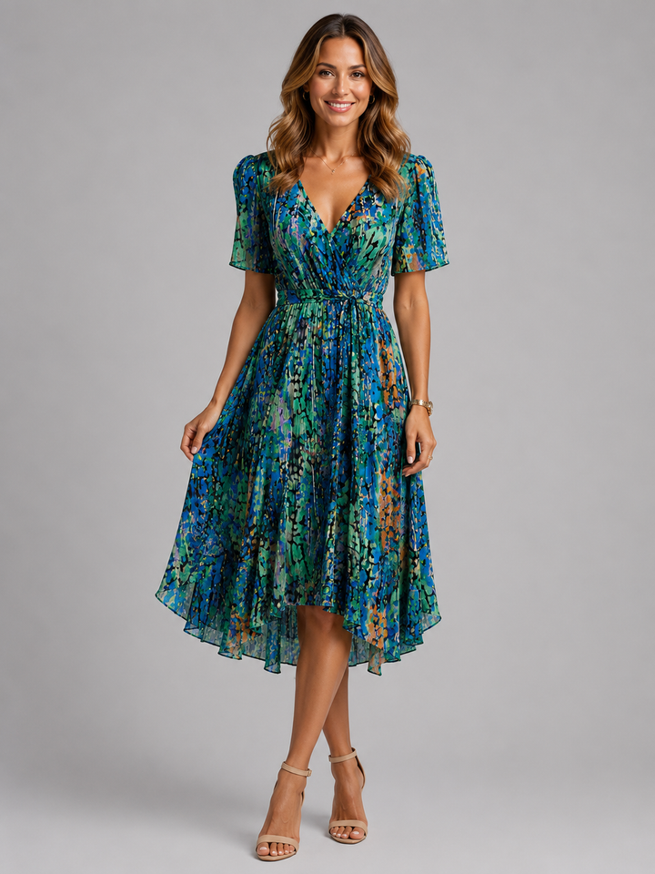 Junia Floral Wrap Dress