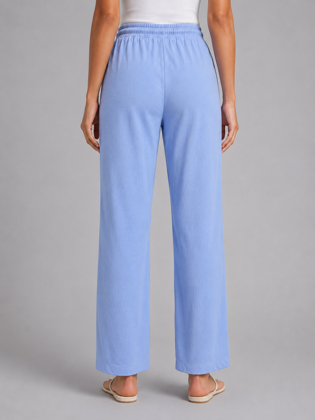 Women's Relaxed Drawstring Trousers – Wide Leg Casual Fit