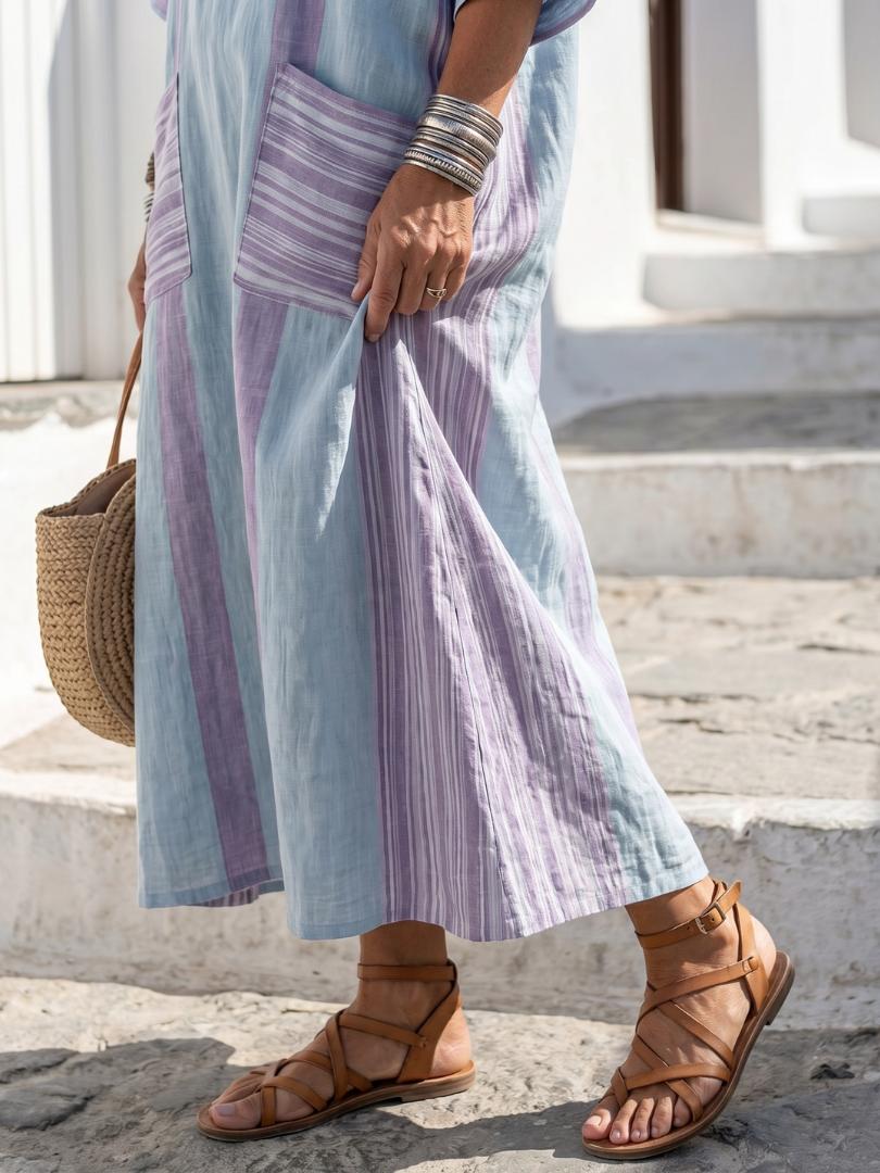 Selene Linen Dress