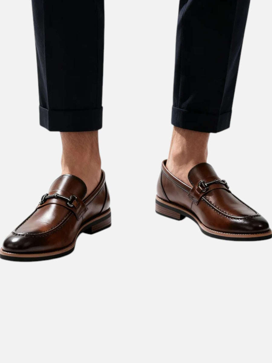 Men’s Leather Loafers – Polished Slip-On Dress Shoes