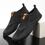 Mesh Knit Slip-Ons