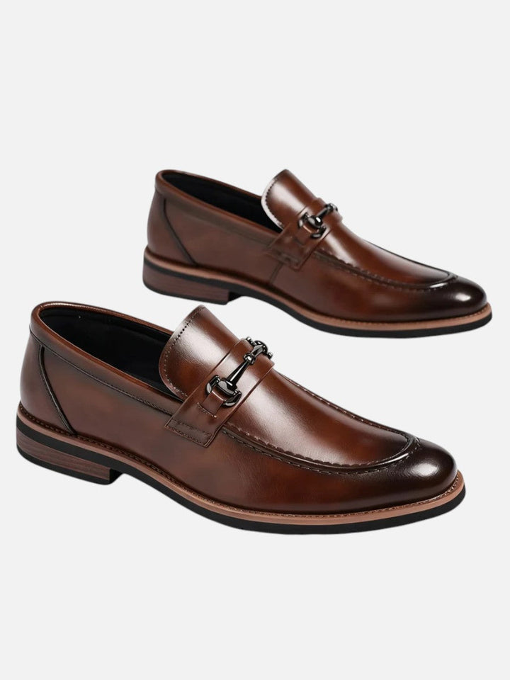 Men’s Leather Loafers – Polished Slip-On Dress Shoes