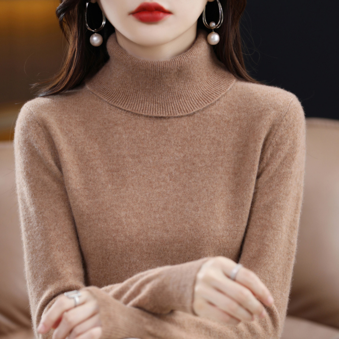 Elena Cashmere Turtleneck