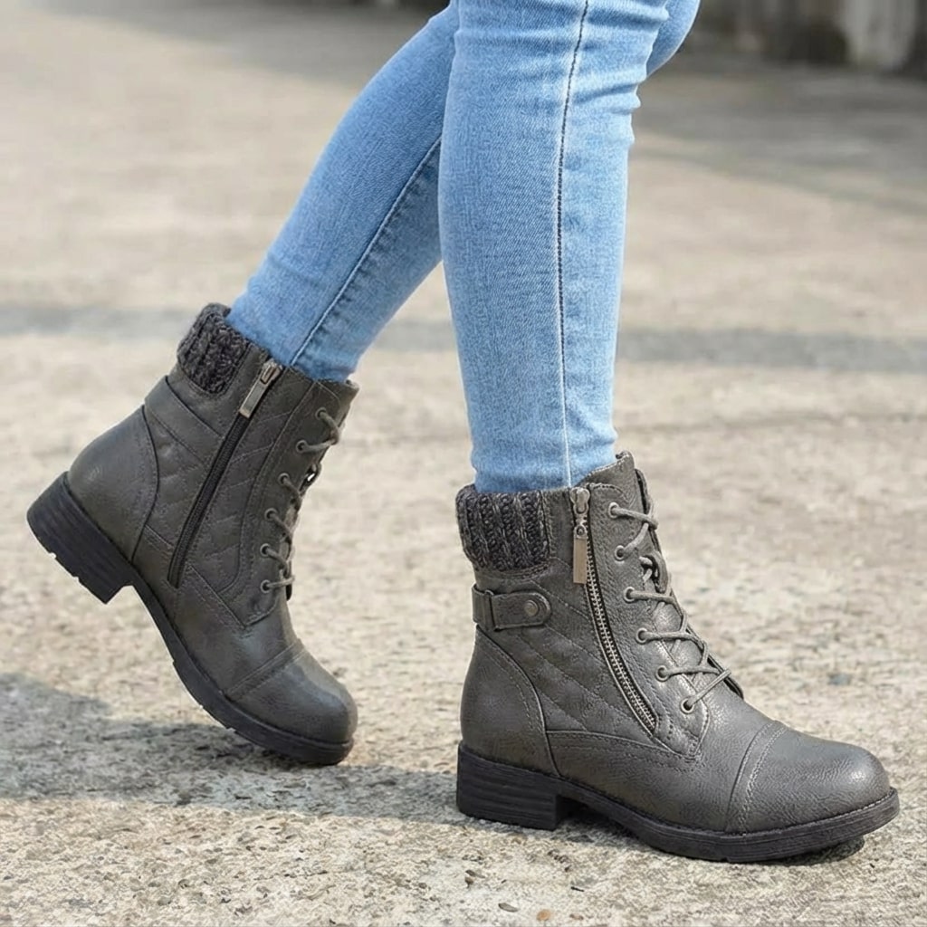 Valencia Women's Leather Ankle Boots