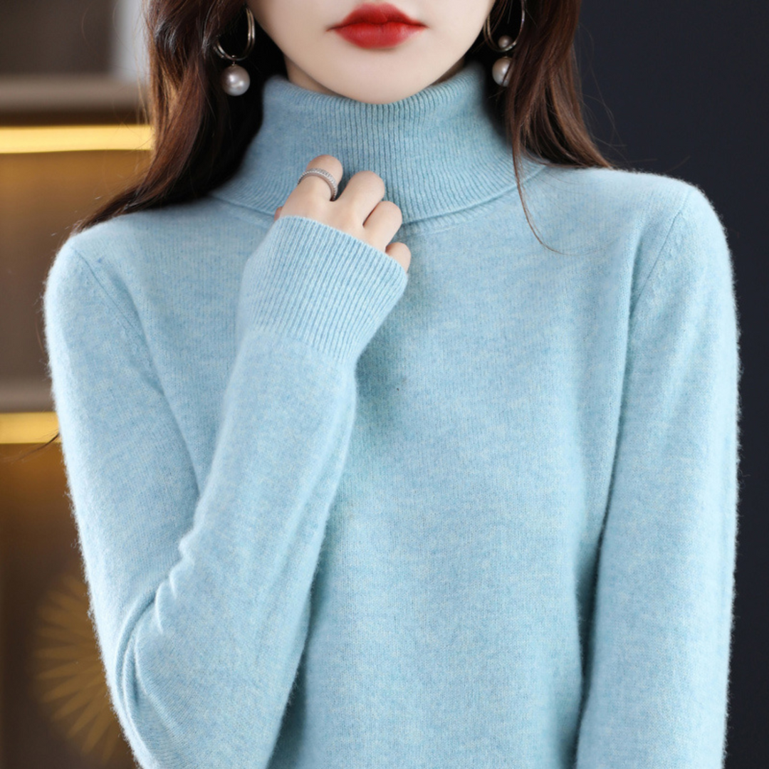 Elena Cashmere Turtleneck