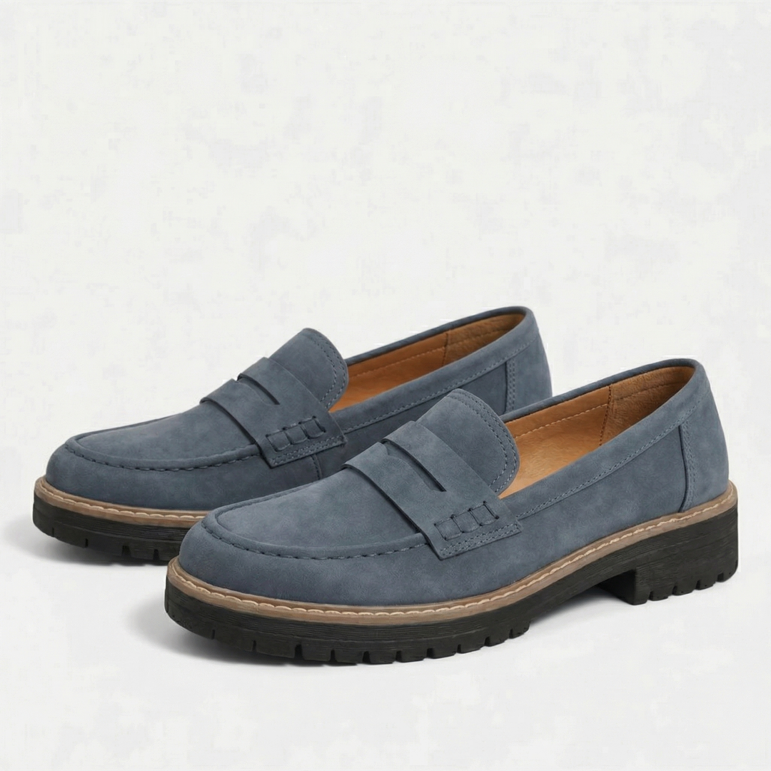 Women’s Classic Comfort Loafers – Leather Look