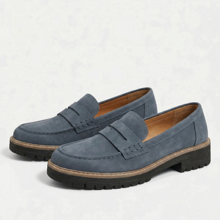 Women’s Classic Comfort Loafers – Leather Look