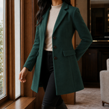 Valencia Tailored Coat - Green