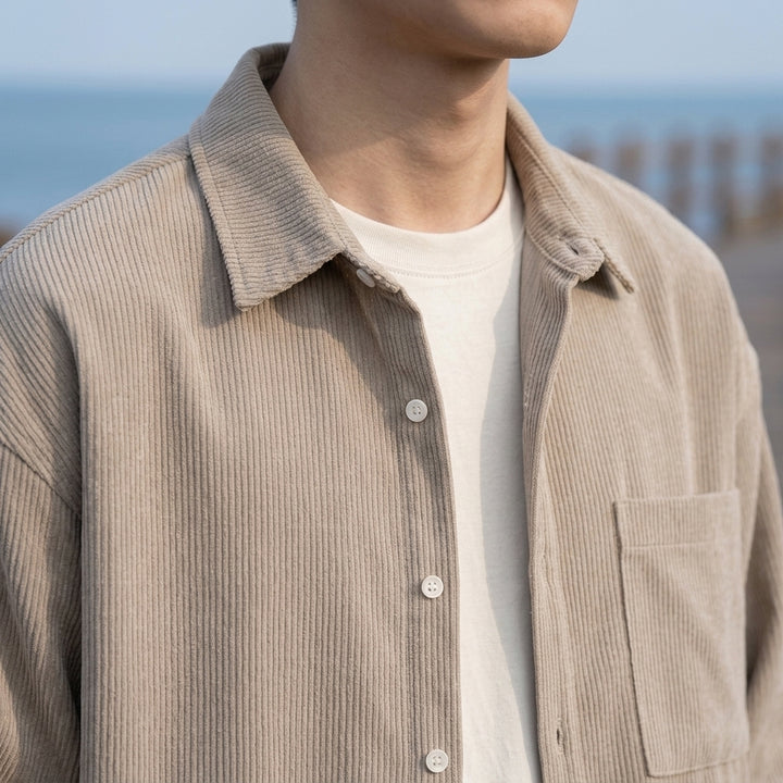 Mason Corduroy Shirt - Lead Product Detail