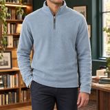 Wyatt Quarter Zip Top - Gray
