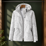 Carter Printed Jacket - White