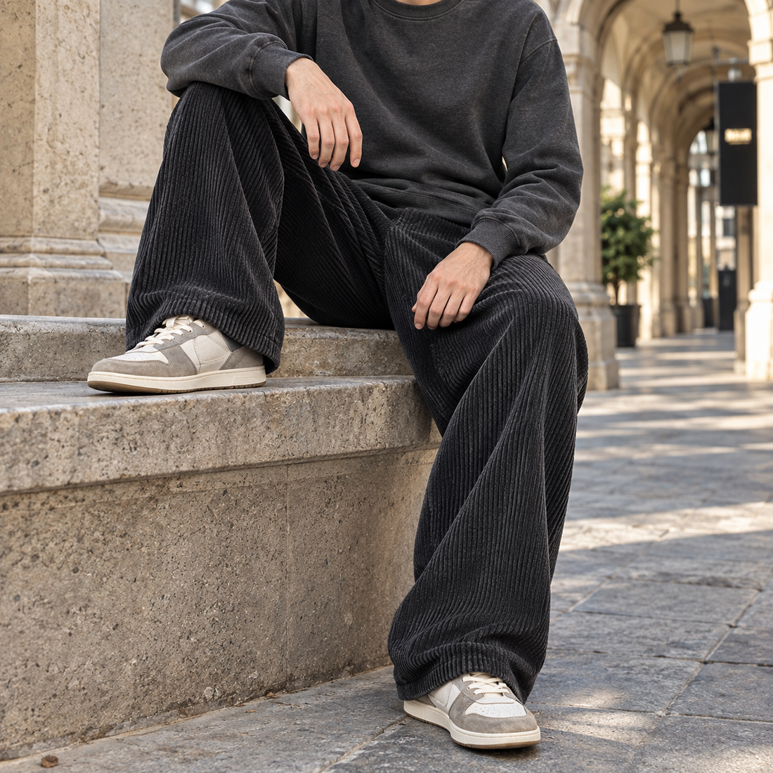 Blake Straight Leg Pants - Black