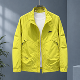 Sullivan Stand Collar Jacket - Fluorescent Green