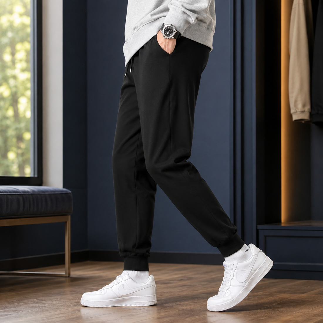 Olivier Tapered Pants - Black