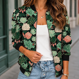 Margot-Skye Printed Jacket - Green