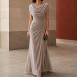 Sylvie-Skye Cowl Maxi Dress - Taupe