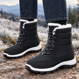 Livorno-Volo Fleece Lined Snow Boots - Black