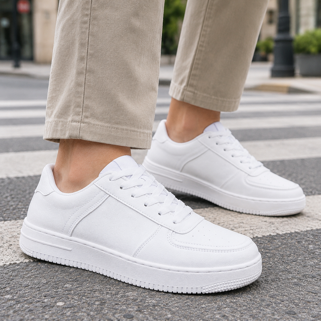 DeLuca Platform Sneakers - White
