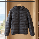 Briony-Pearl Quilted Jacket - Black