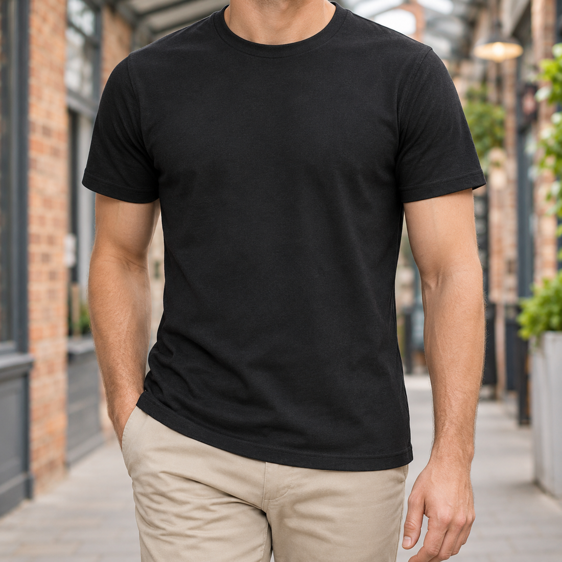 Sander Crew Neck T-Shirt - Black