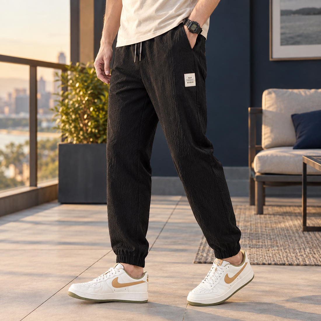 Carter Tapered Pants - Black