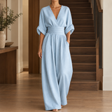 Mathilde Wrap Jumpsuit - White