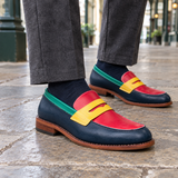 Cividale-Siena Colorblock Loafers - Multicolor