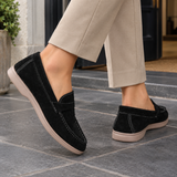 Fornari-Torino Suede Loafers - Black