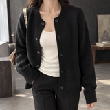 Alma Relaxed Cardigan - Black