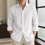 Marco Linen Shirt - White