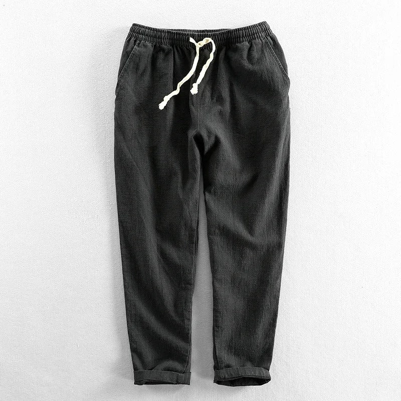 Amara Drawstring Pants - Black